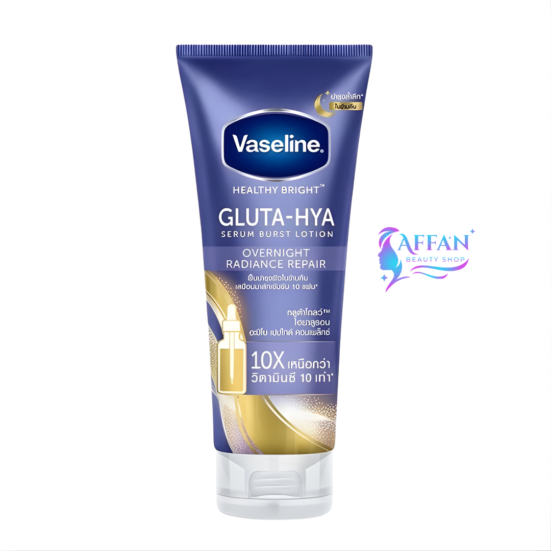 Vaseline Gluta-Hya Serum Burst Lotion Overnight Radiance Repair 300ml